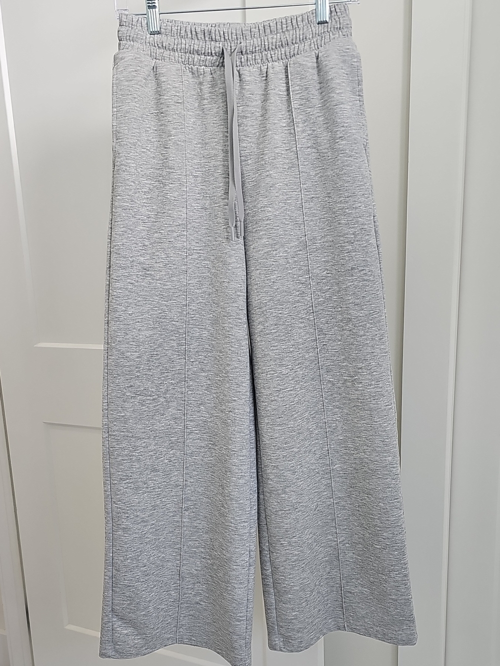 90 Degree..Wide-Leg Joggers - Light Gray, Like New Worn Once Waist 26 Lengh 26